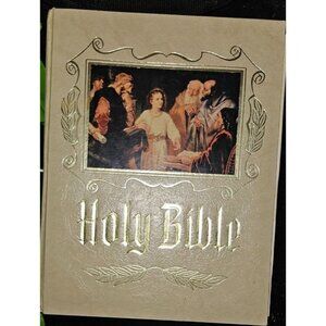 Holy Bible Master Reference Edition By Heirloom Devore & Sons Vintage 1988 Gold